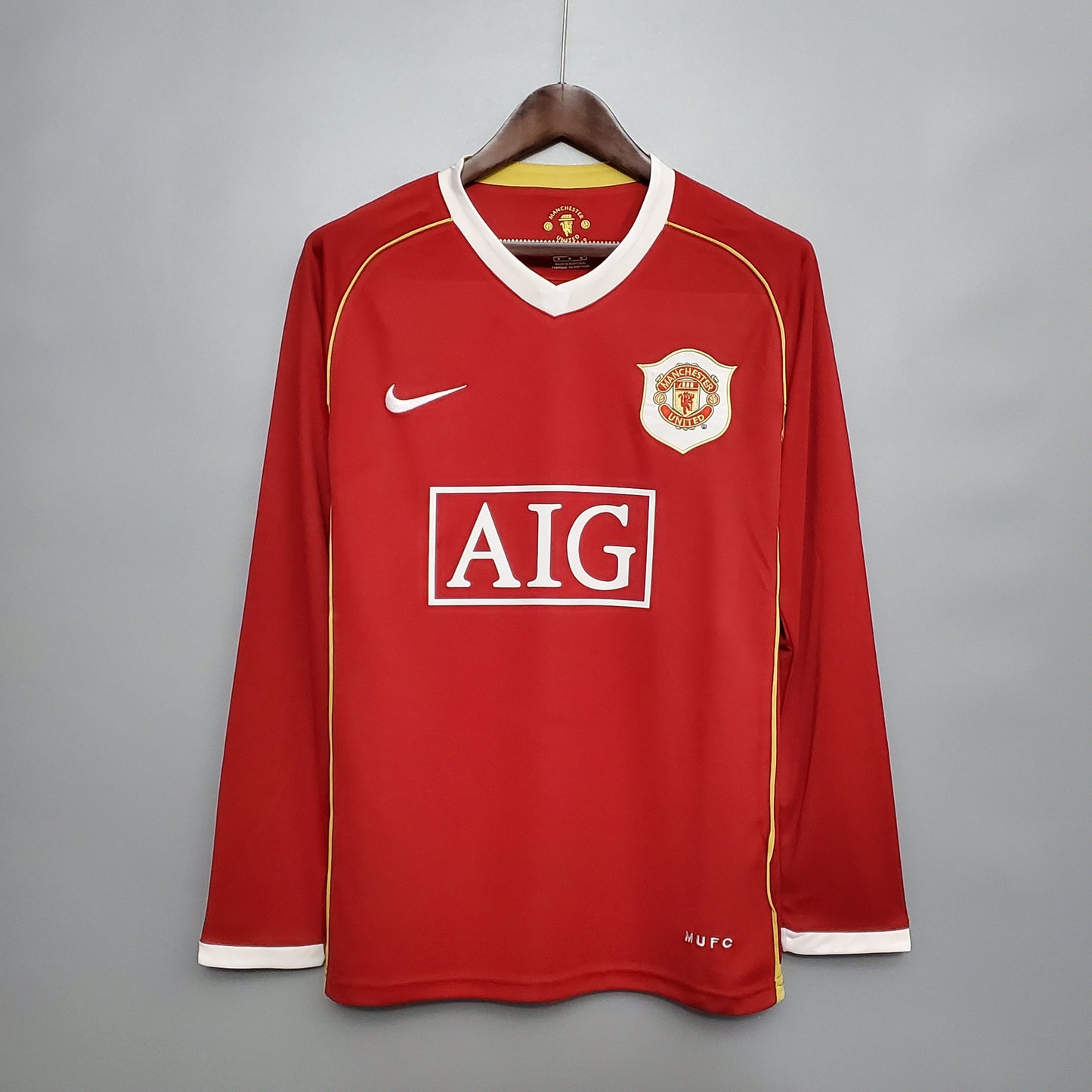 Retro Manchester United Home Long Sleeve 06/07